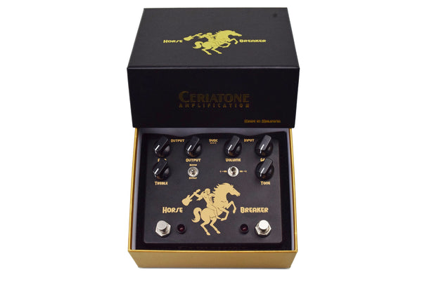 Ceriatone Horse Breaker Professional Overdrive | Black/Gold