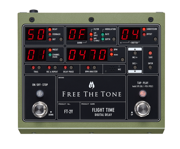Free The Tone FT-2Y Flight Time Digital Delay