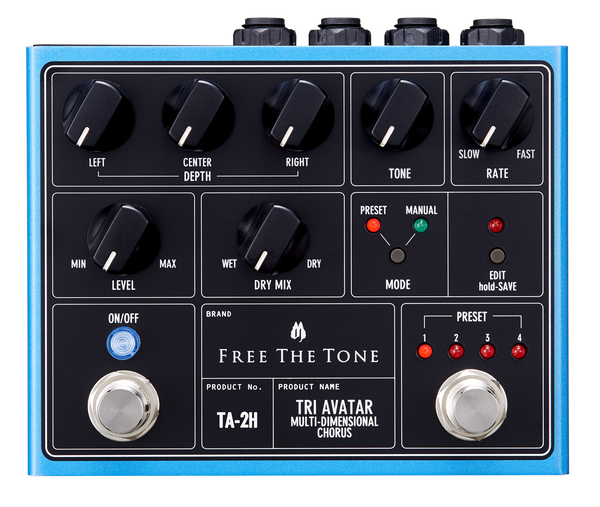Free The Tone TA-2H Tri Avatar Multi-dimensional Chorus (NEW VERSION)
