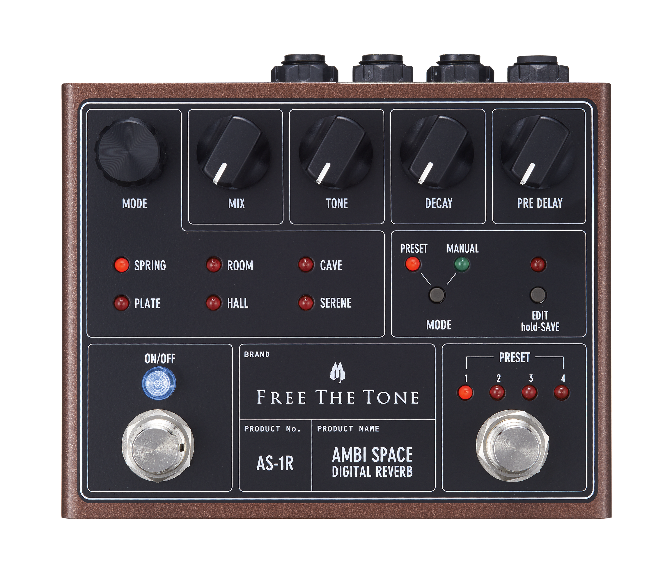 【動作確認済み】FREE THE TONE AS-1R AMBI SPACE Free The Tone Ambi Space AS-1R Reverb – Newman Bros Tone